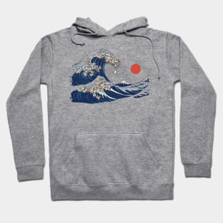 The Great Wave of Exotic Shorthair Hoodie